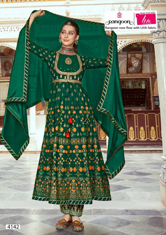 Rangoon Kasturi Vol 2 Heavy Festive Wear Wholesale Anarkali Printed Readymade suits